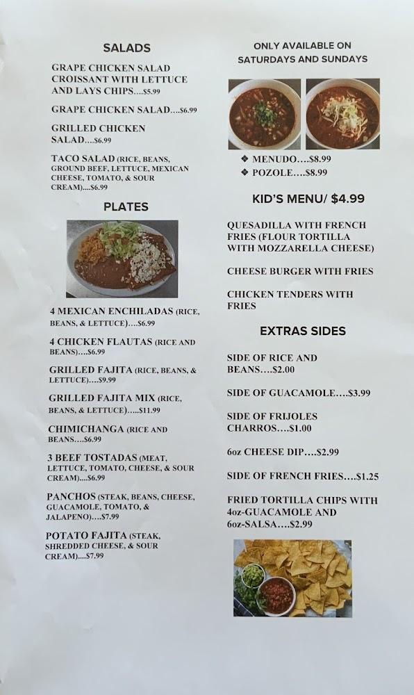 Cafe Tula Taqueria Menu image 4